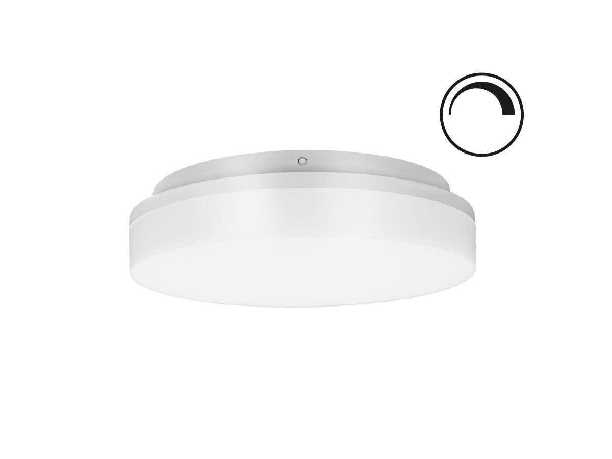 Anbauleuchte SLICE CIRCLE NIII ws - Ledeshi 10/18/24W,3000/4000K,Dim,IP54