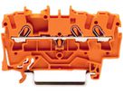 Durchgangsklemme WAGO TOPJOB-S 2.5mm² 3L orange Serie 2002