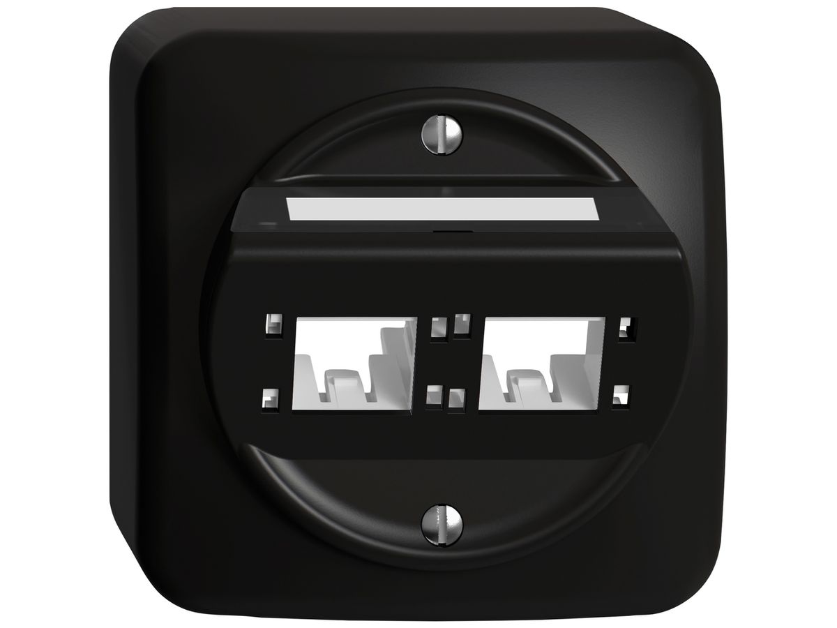 AP-Montageset STANDARDdue SNAPFIX® für freenet Kat.6A Adapter schräg 2× sz