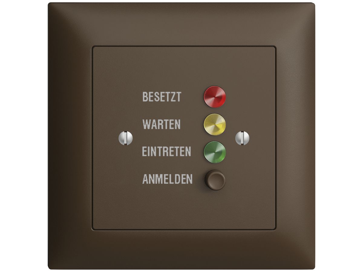 UP-Türstation für Rufleuchte deutsch, EDIZIOdue coffee