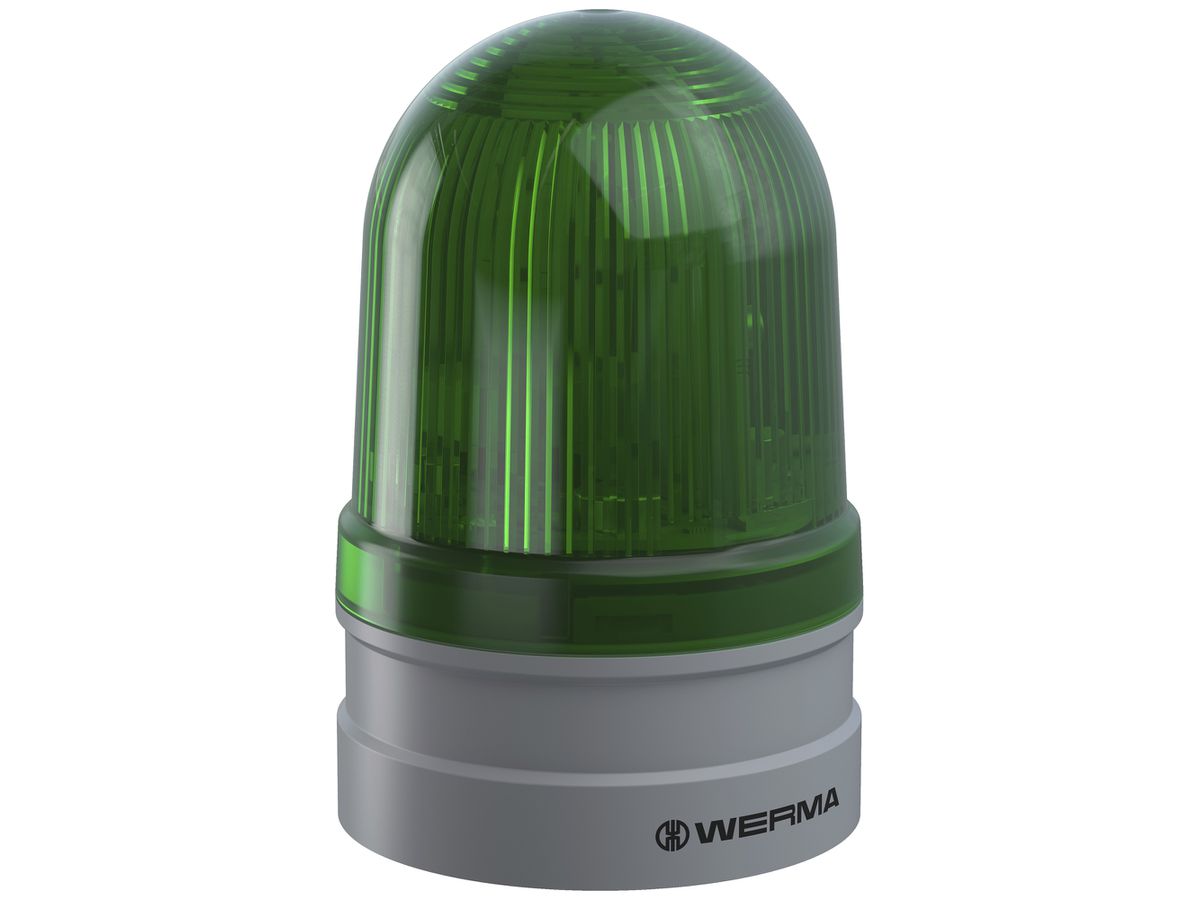 Blitzleuchte WERMA Midi TwinFLASH, 12/24VAC/DC, grün
