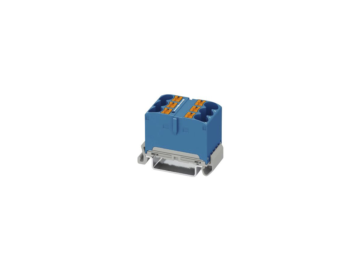 Verteilerblock PX PTFIX 6X10/S-NS35A BU