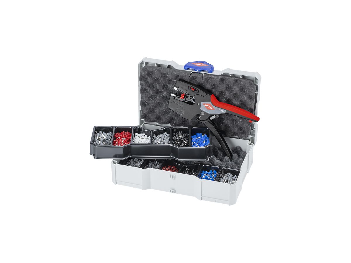 Crimpzangen-Set KNIPEX Aderendhülsen isoliert Mit Werkzeug
