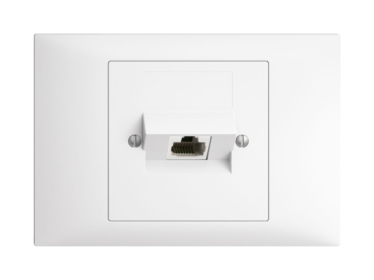EB-Dose 1×RJ45/u 8P ITplus EDIZIOdue weiss