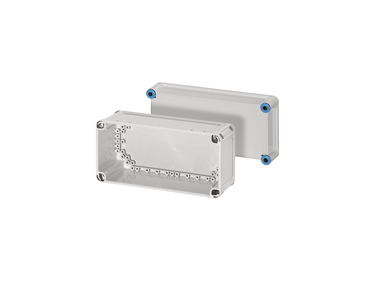Apparategehäuse Hensel K 0101 grau leer mit Deckel 300×150×170mm