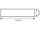Piktogramm-Satz ESYLUX SLA 14m Pfeil R/L/U/O 350×85mm