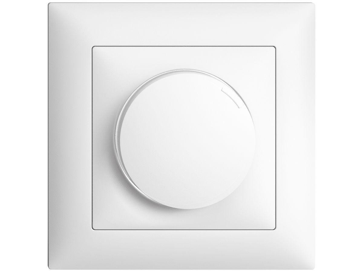 UP-LED-Universal-Drehdimmer EDIZIOdue FMI, 4…200W/400W/VA weiss, LEDweiss