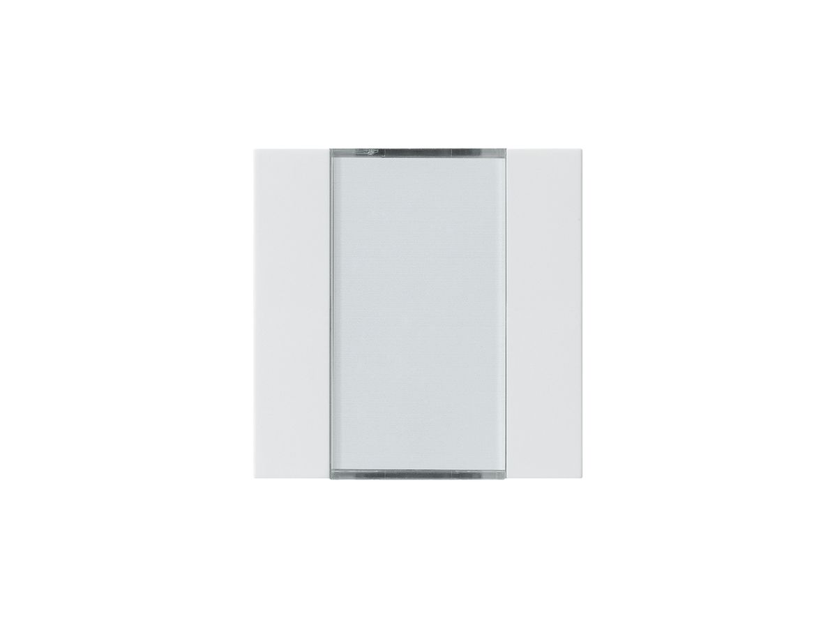 Frontset Hager kallysto 2×KNX systemlink/easylink weiss