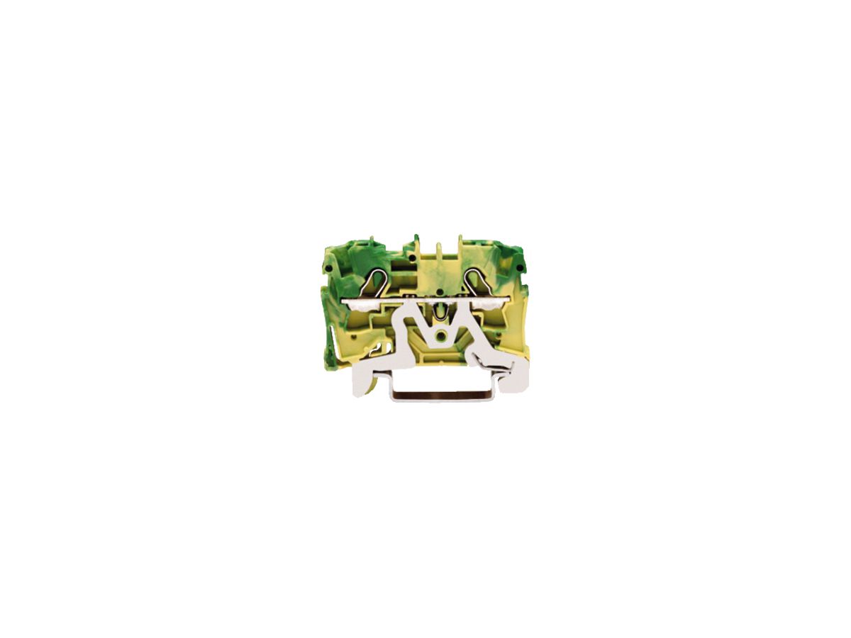 Durchgangsklemme WAGO TOPJOB S 4mm² 2L grün/gelb Serie 2004