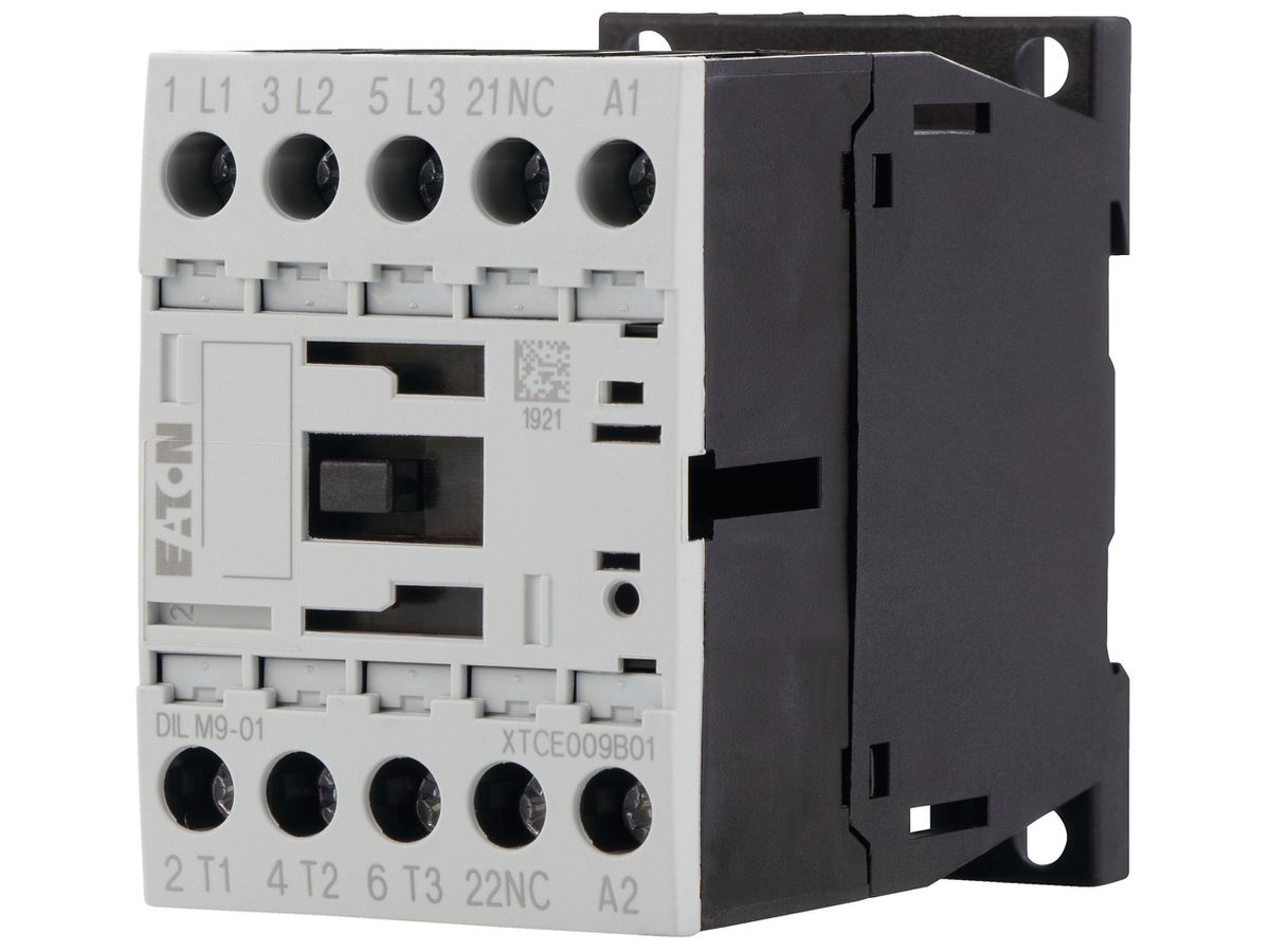 Leistungsschütz Eaton DILM9-01 24V AC 3NO 22A 9A 4kW 2.5kW 24…690V