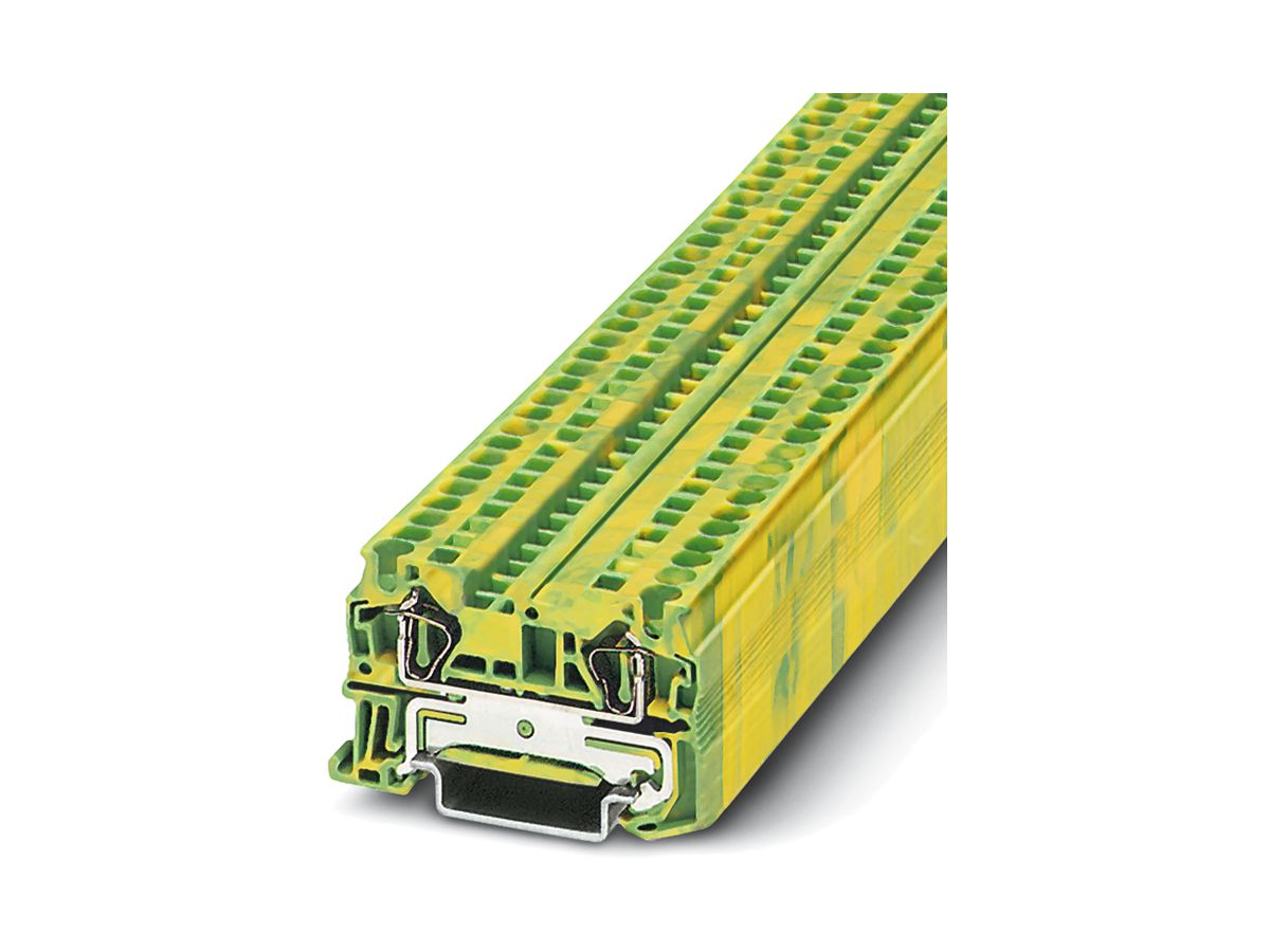 Schutzleiterklemme 0.08…6mm² Zugfederanschluss grün/gelb