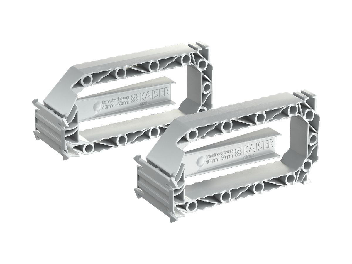 Systemflügelset AGRO B1 Prefix® 103×49×36mm, hellgrau, 2 Stück