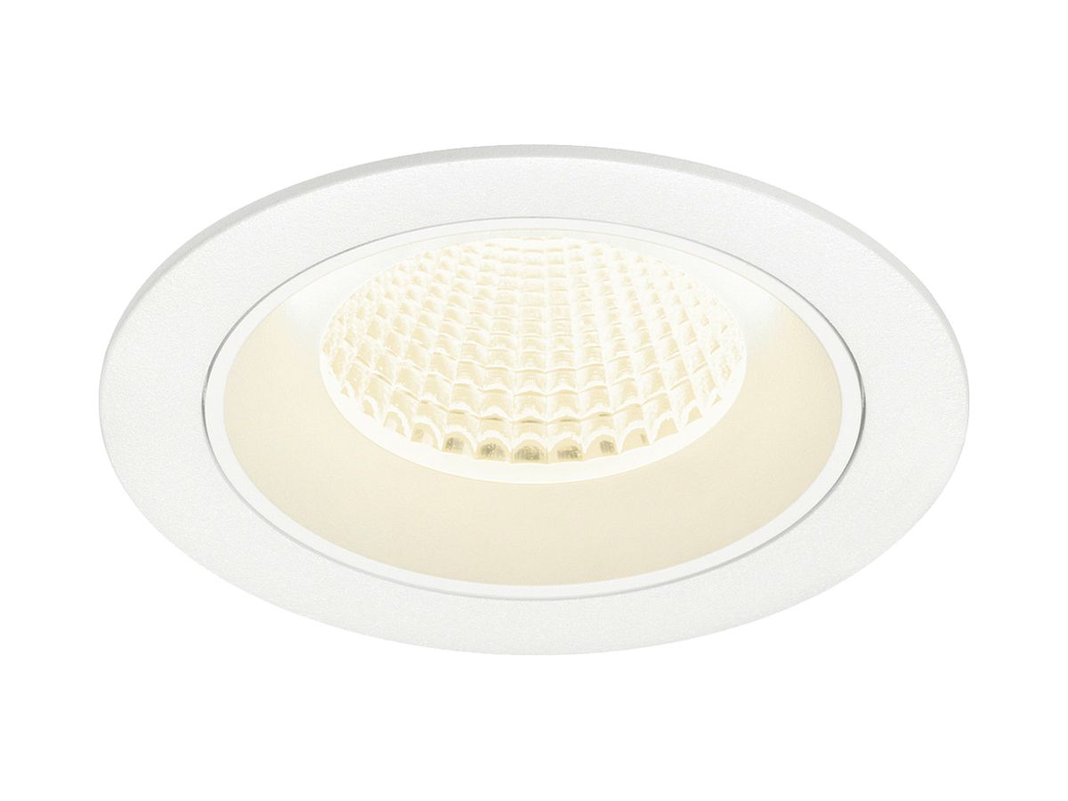 EB-LED-Deckenleuchte SLV NUMINOS M 12W 1900lm 4000K MB DALI DIM Ø105×68mm ws