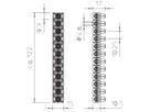 Klemmenleiste Bettermann 12P 1…2.5mm² 380V mehrfarbig