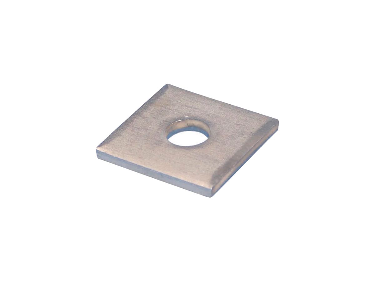 Unterlagsscheibe Caddy 40×40mm Loch 13mm m.Schraube M10×25mm