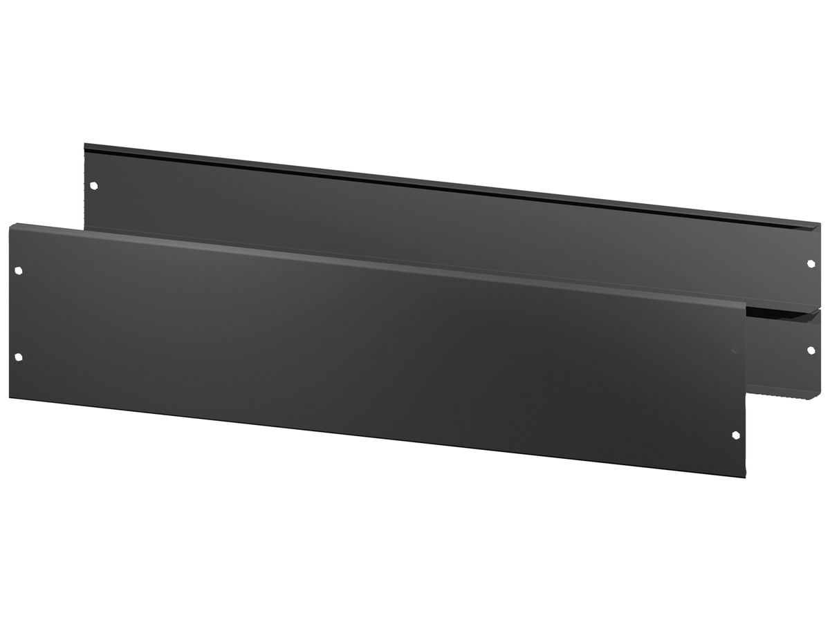 Sockelblende Rittal AX 2830.102 1000×200mm Vorder/Rück Stahlblech sw 2Stk
