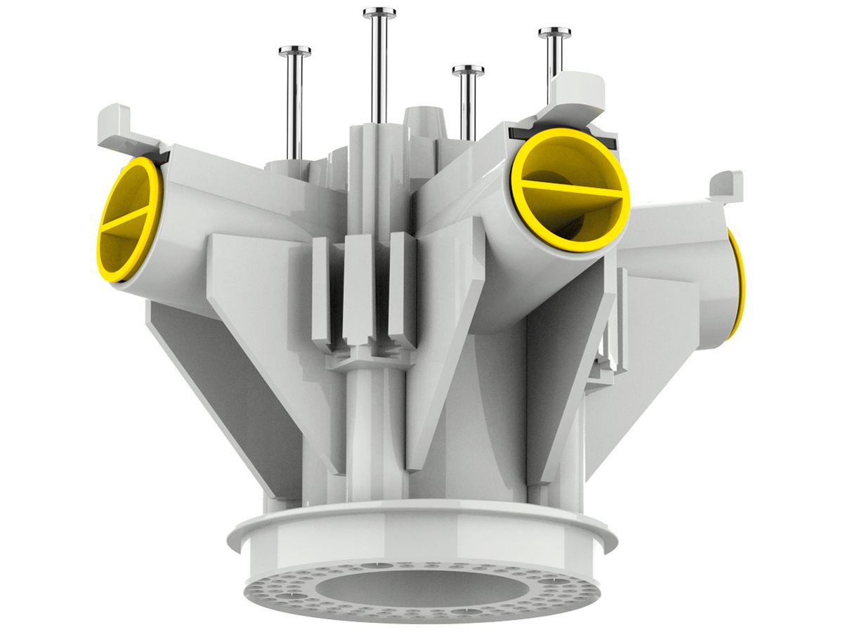Lampendübel Morach-Technik Crallo-Star Beton 3 Rohr Ø45mm