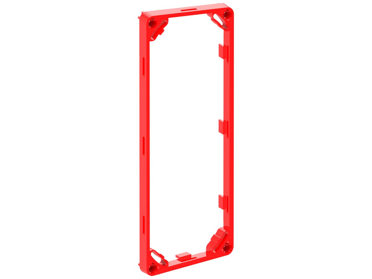 Aufsatzrahmen Morach-Technik CRALLO-LEU 3×1 10mm PE-HD GDP 850°C rot