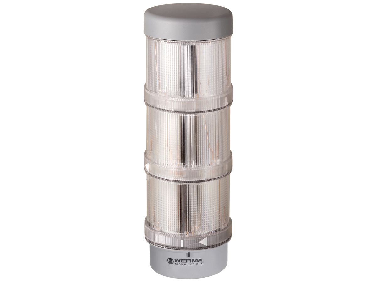 Signalsäule WERMA KS72 Design BWM, 24VAC/DC, grün/gelb/rot