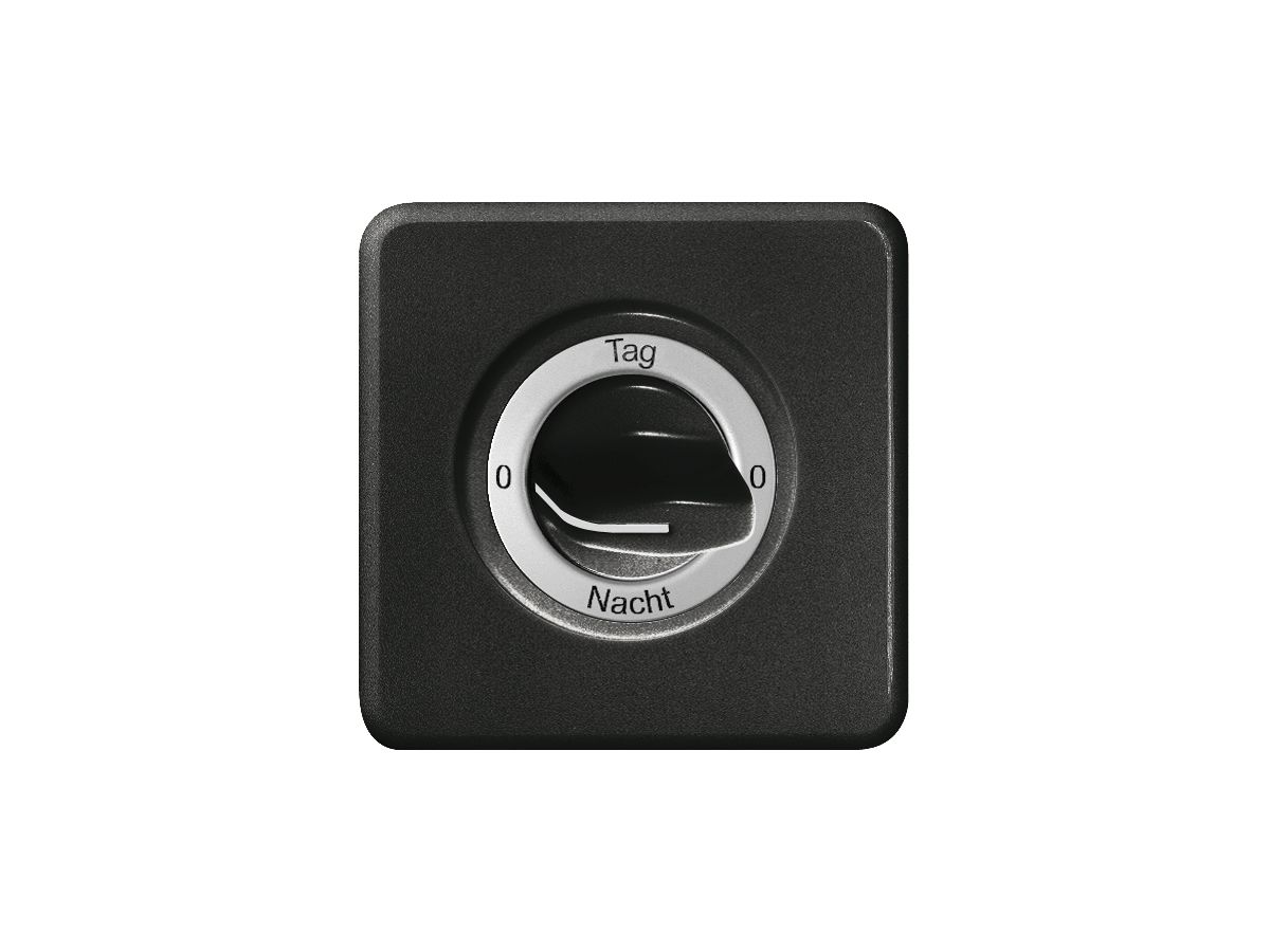 UP-Frontset 0-Tag-0-Nacht schwarz für Drehschalter FH
