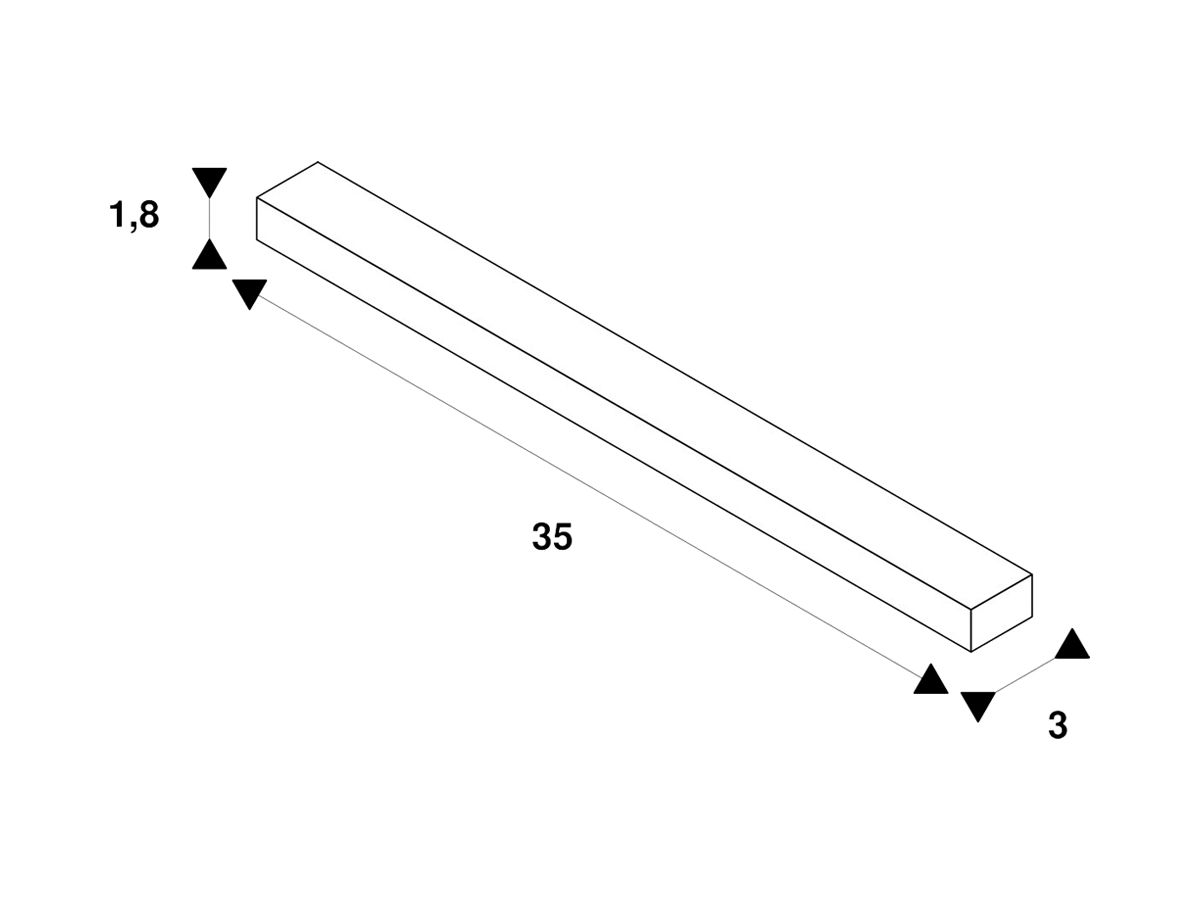 LED-Betriebsgerät SLV 100W 24V ON/OFF 350×30mm