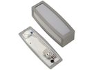 Wandleuchte SLV MERIDIAN BOX, E27 20W IP54 HF silbergrau