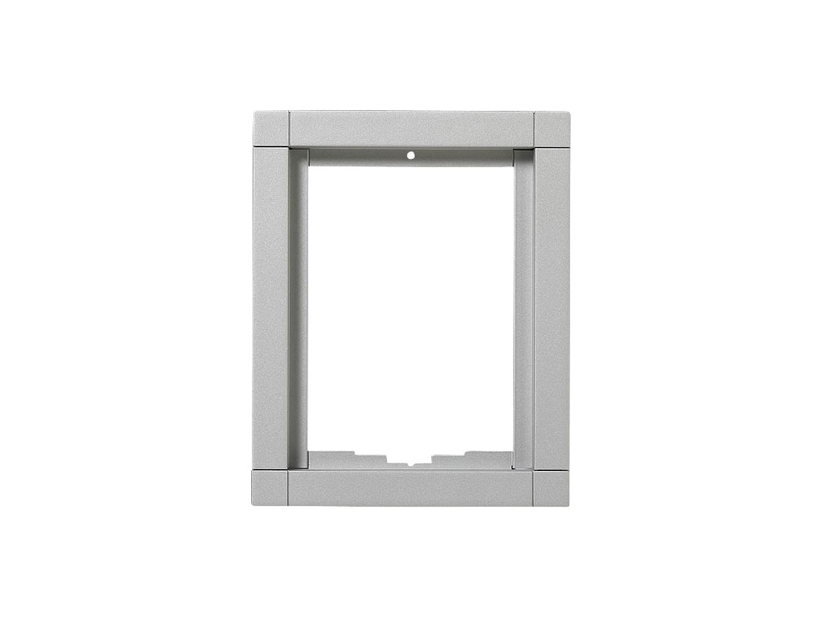 Kombirahmen Siedle, aus Aluminium, 131×163×15mm, silber