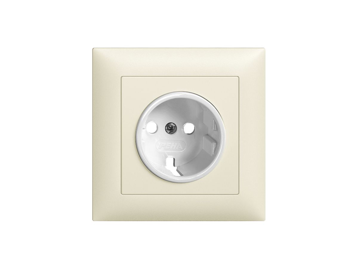 Frontset EDIZIOdue Schuko crema