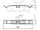 Kabelklammer Bettermann 2×5 NYM3×1.5 A2