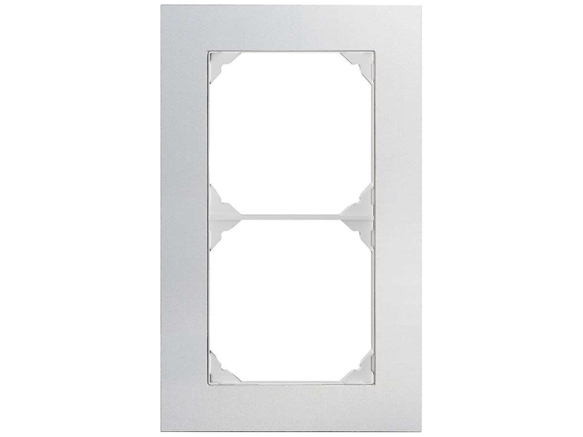 UP-Kopfzeile EDIZIO.liv prestige SNAPFIX® 2×1 94×154mm Aluminium