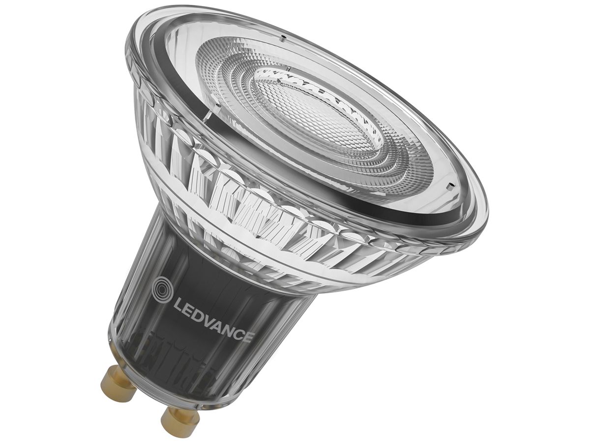 LED-Lampe LEDVANCE GU10 8W 750lm 827 DIM PAR16 klar 36° Ø50×52mm