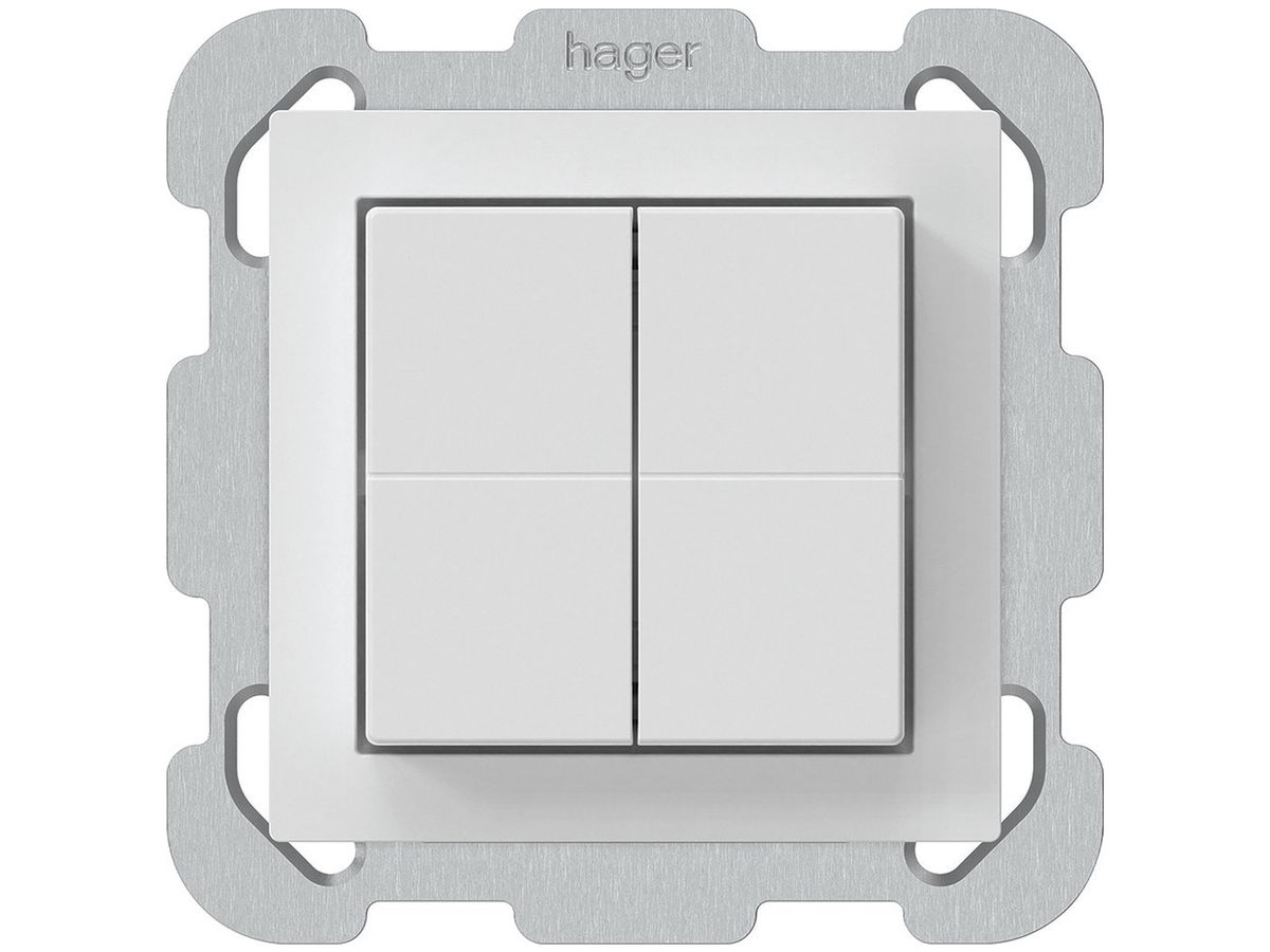 Funktaster Friends of Hue KAL, 4×, 77×77mm, weiss
