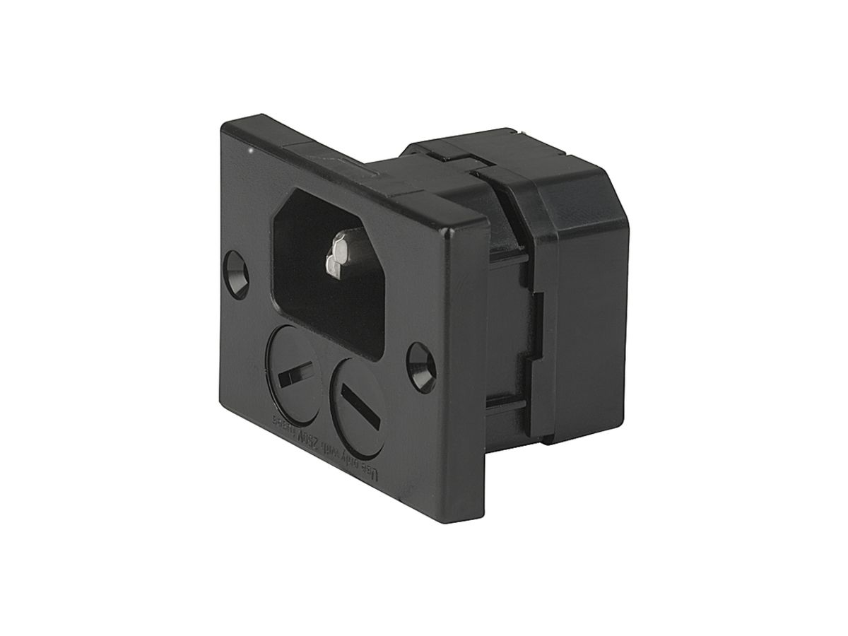EB-Apparatestecker 113 schwarz