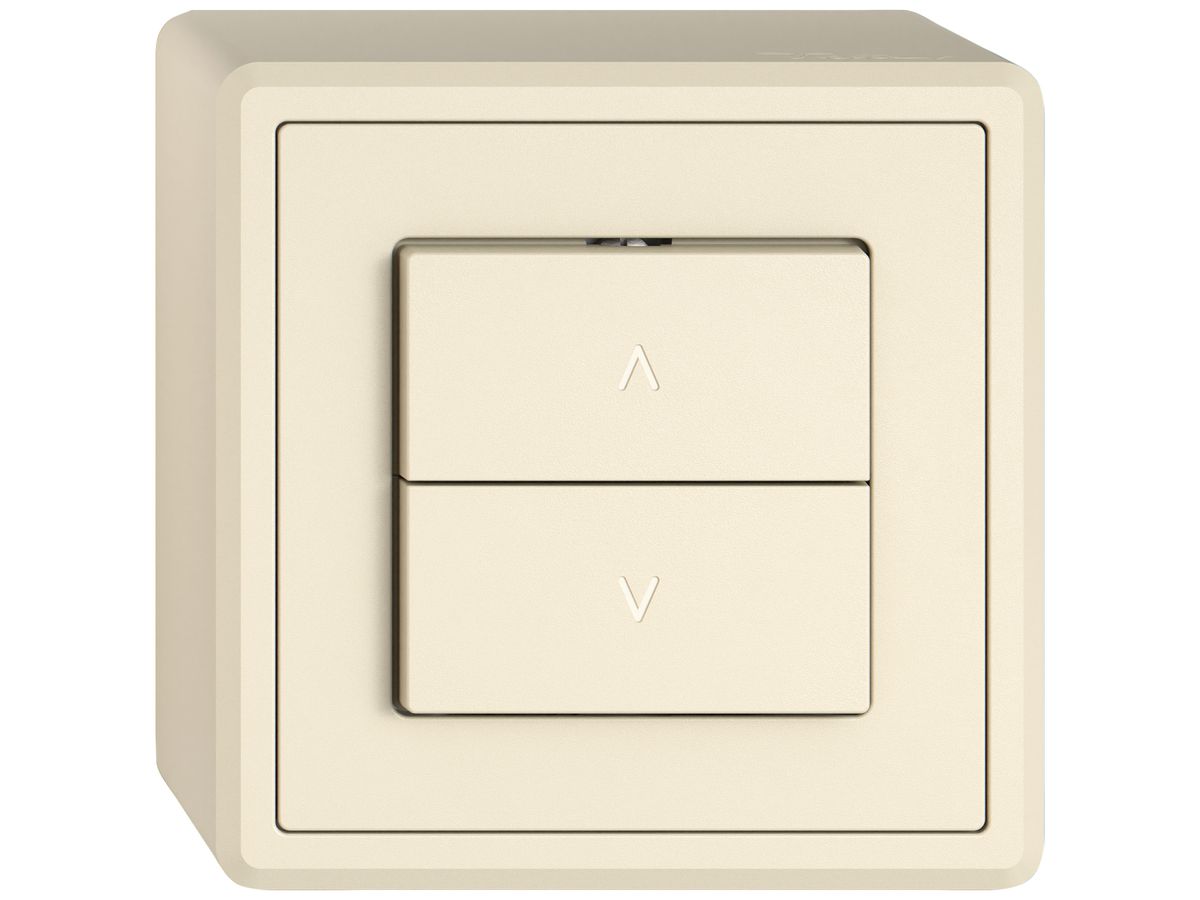 AP-Storenschalter EDIZIO.liv SNAPFIX® 10A 250V 2 Tasten 1 Kanal cr