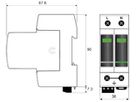 Blitzstromableiter  Citel DAC1-13VGS-11-275 Typ 1+2+3, 2-polig