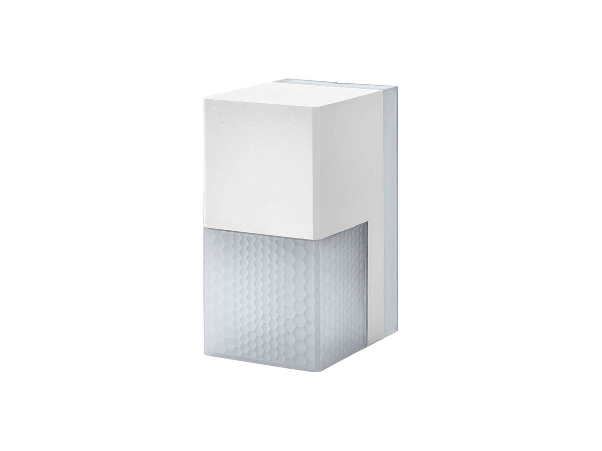 AP-Bewegungsmelder SWISSLUX Aleum Glow WB PIR 180° IP54 weiss