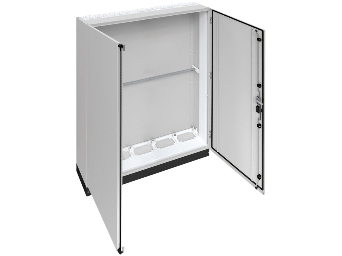 Schrank Hager univers Schutzklasse I 1700×1300×275mm mit Sockel 100mm IP55