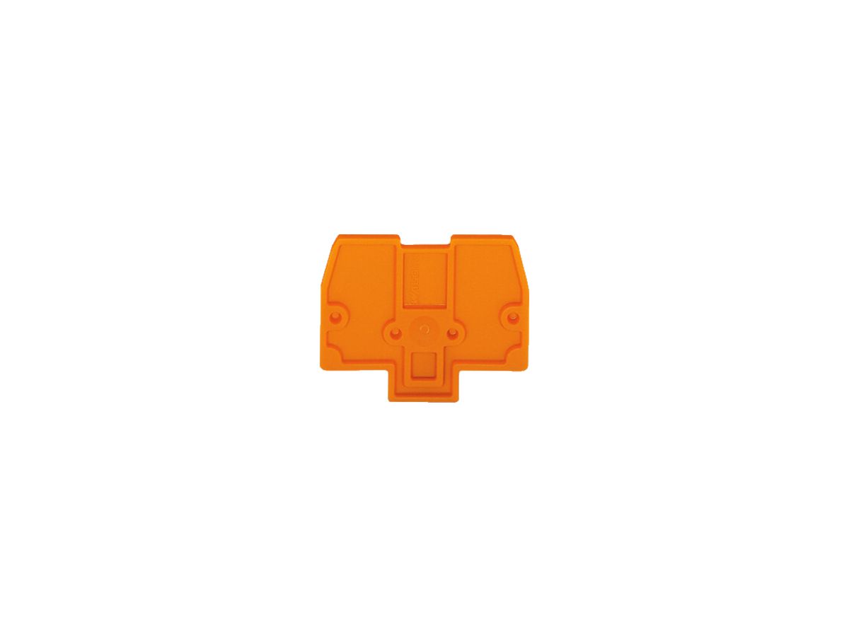 Abschluss-Zwischenplatte WAGO 2mm orange