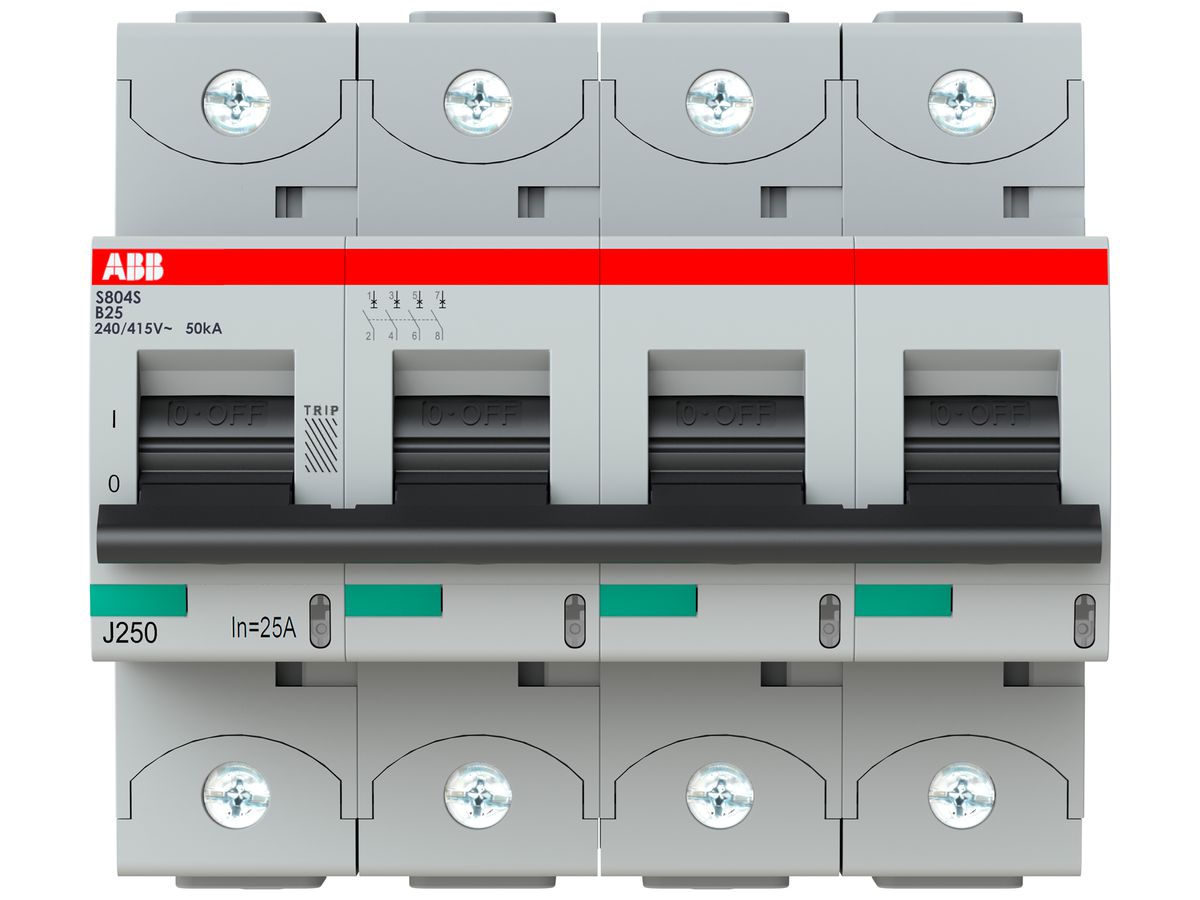 Leitungsschutzschalter ABB S804S-B 25A 50kA