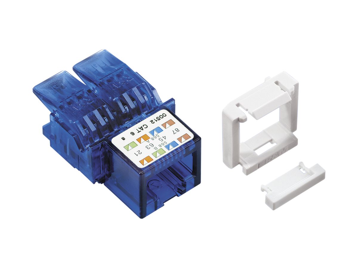 Anschlussmodul Kat.6.1×RJ45/u, Snap in R&M