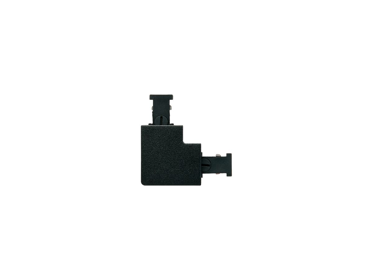 L-Verbinder SG Zip 1Ph schwarz 34×34mm