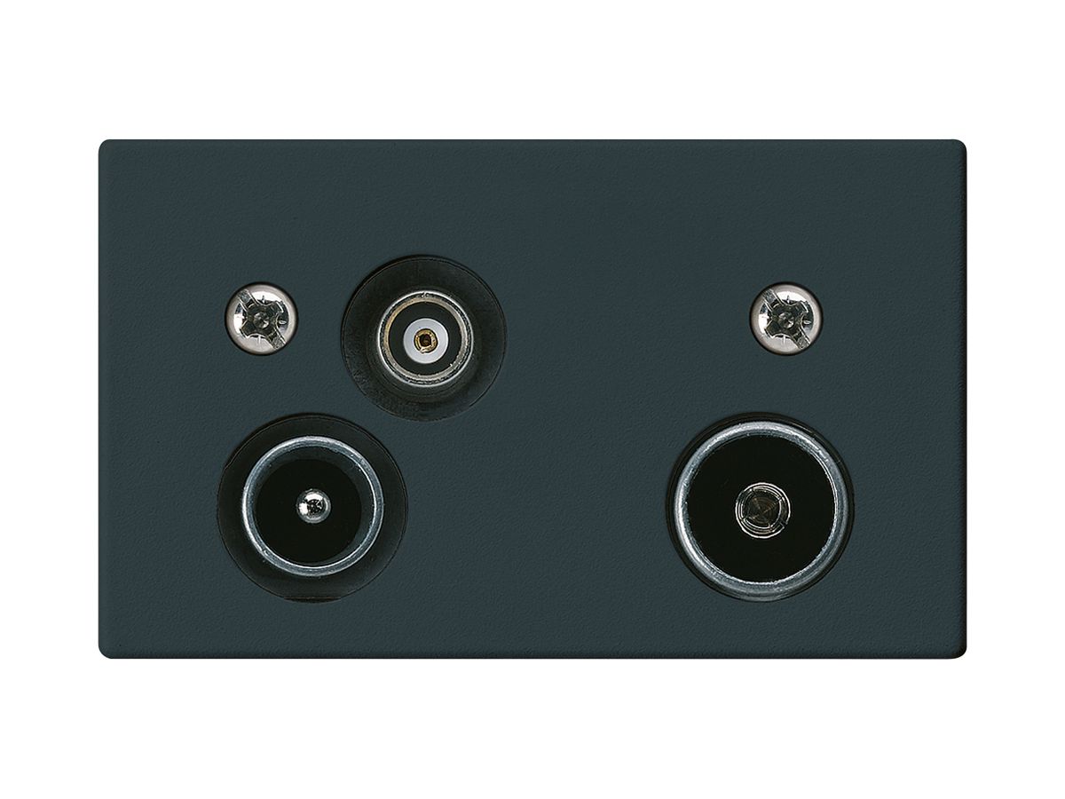EB-Antennendose R-TV-Daten HA FLF 2GHz 10.5dB schwarz
