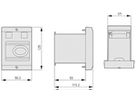 Apparategehäuse Eaton E-PKZ01-X 90×129×115mm Kunststoff IP65