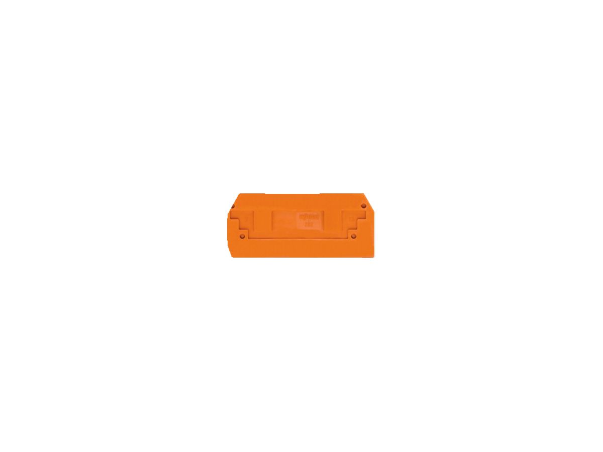 Abschlusswand WAGO 6mm² orange für 282-901/904