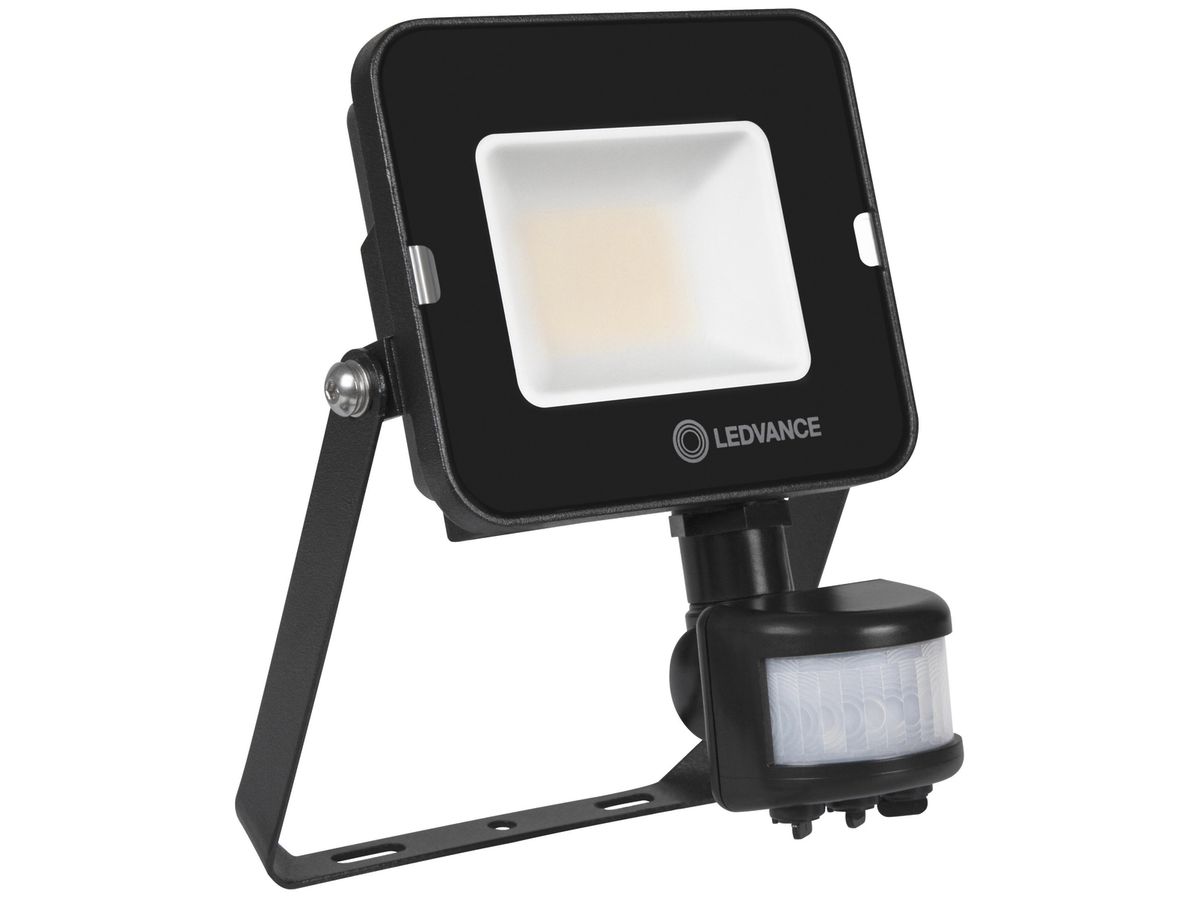 LED-Strahler FLOODLIGHT COMPACT SENSOR SYM 20W 840 2000lm IP65 schwarz