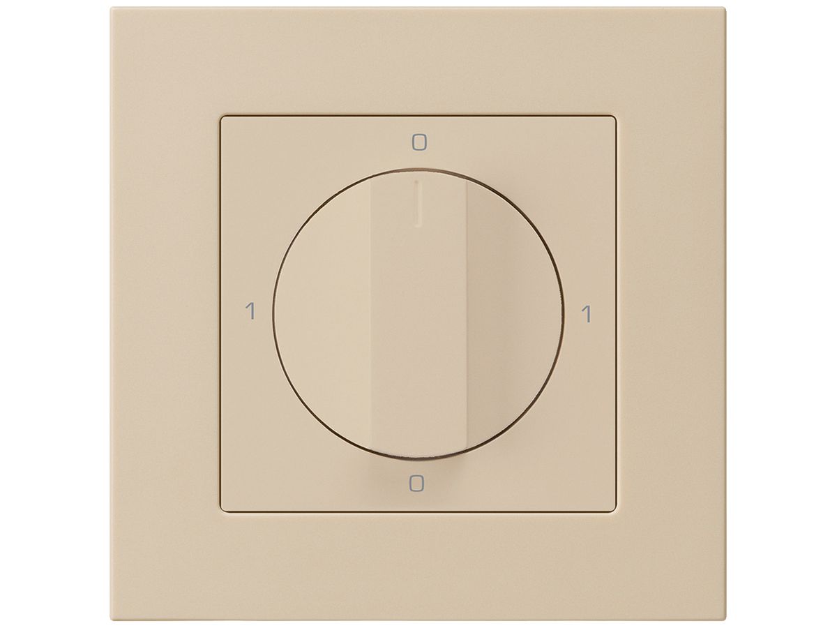UP-Drehschalter kallysto.pro 0/2L beige mit Drehgriff