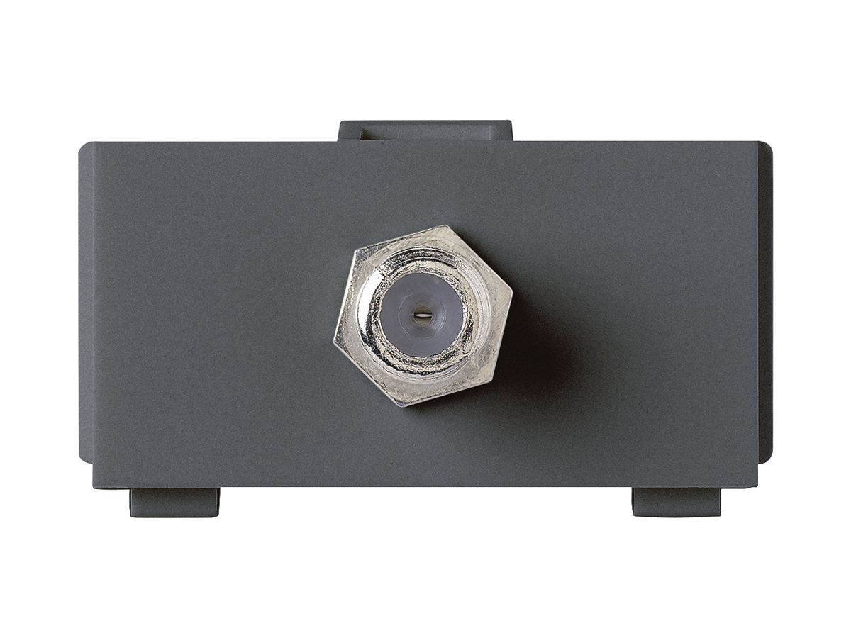 Multimedia-Modul kallysto M3 mit 1×F-Verbinder anthrazit