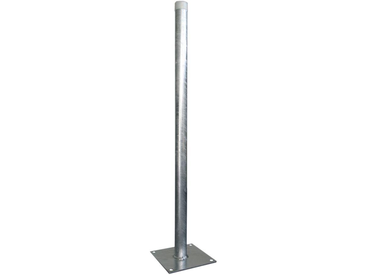 Standfuss SAT H=90cm, Ø48mm Grundplatte 20×20cm, SP85