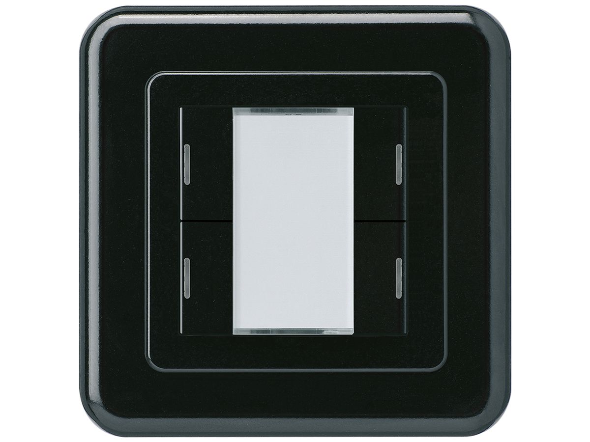 UP-Taster Hager basico C KNX 4-fach LED schwarz