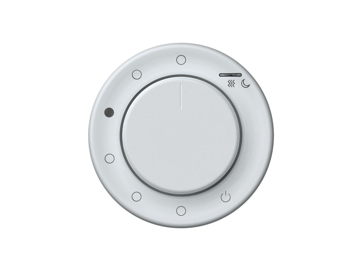 Frontset origin Thermostat 4A 60×60×5mm weiss IP20